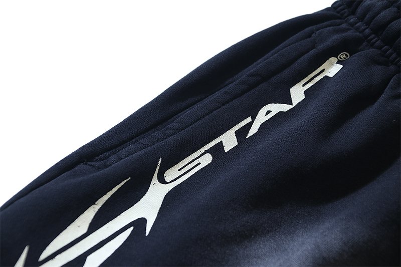 HS Washed Black Graphic Shorts ¡ª detail