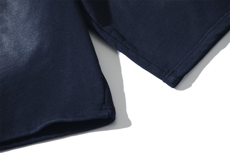 HS Washed Black Lightning Graphic Shorts ¡ª detail