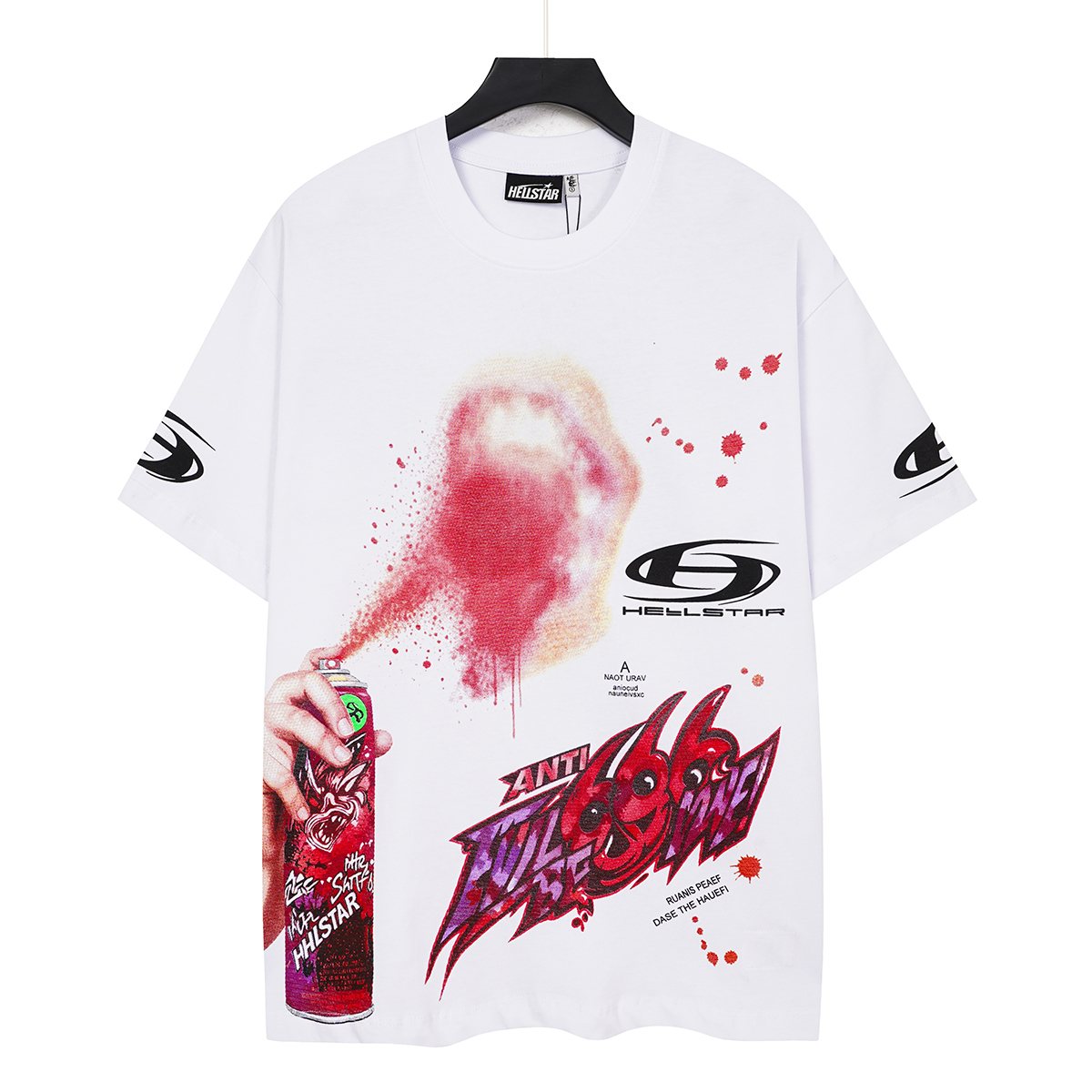 HS Spray Can Graphic Short-Sleeve T-Shirt ¡ª front