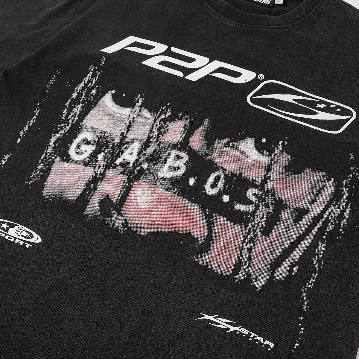 HS P2P G.A.B.O.S Graphic Short-Sleeve T-Shirt ¡ª detail