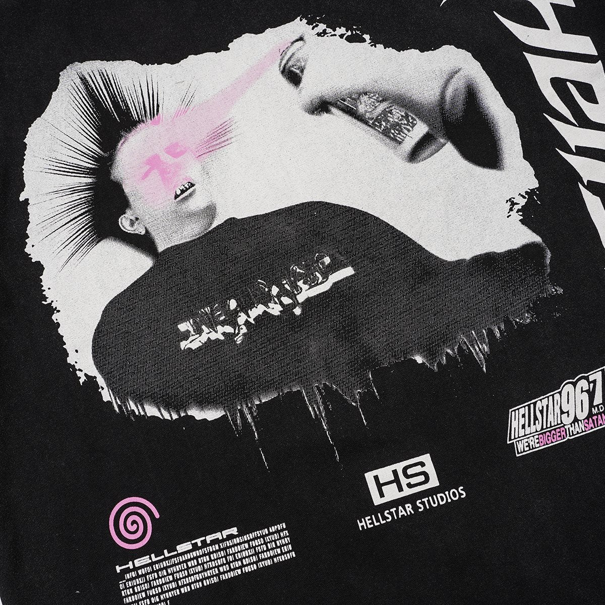 HS We're Bigger Than Satan Graphic T-Shirt ¡ª detail