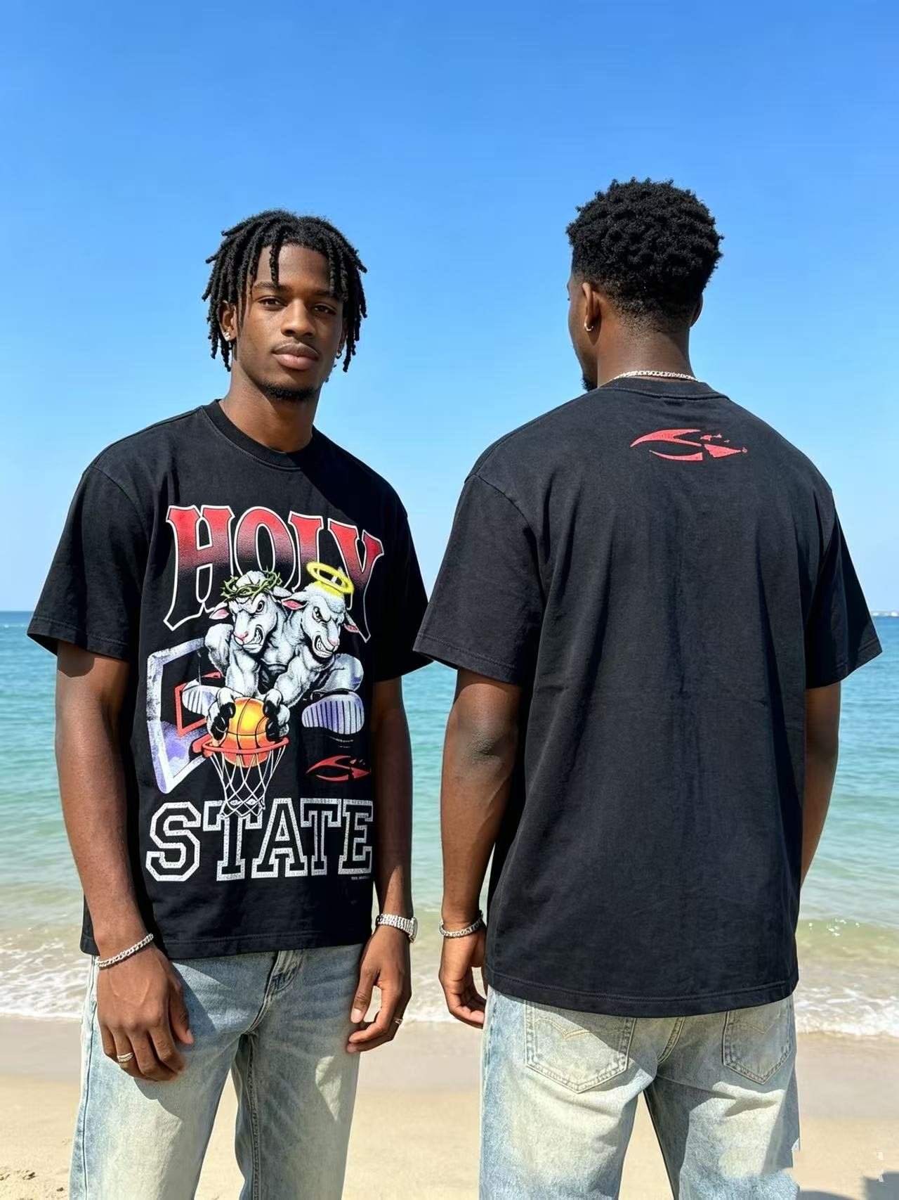 HS Holy State Sheep Basketball Graphic T-Shirt ¡ª context