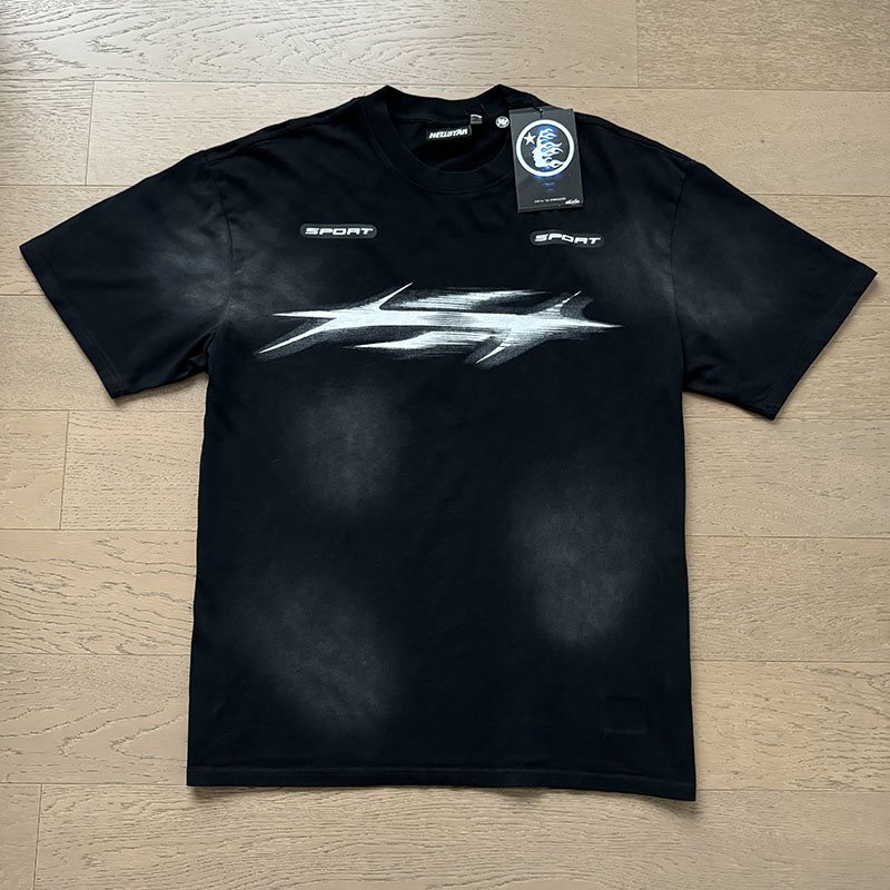 HS Lightning Graphic T-Shirt & Shorts Set ¡ª front