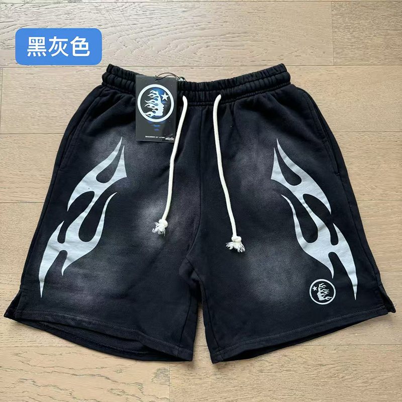 HS Flame Face Graphic Short-Sleeve Set ¡ª front