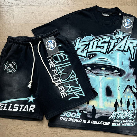 HS The Future Graphic Short-Sleeve T-Shirt & Shorts Set ¡ª hero