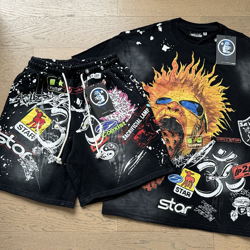 HS No Guts No Glory Graphic Short-Sleeve Set ¡ª front