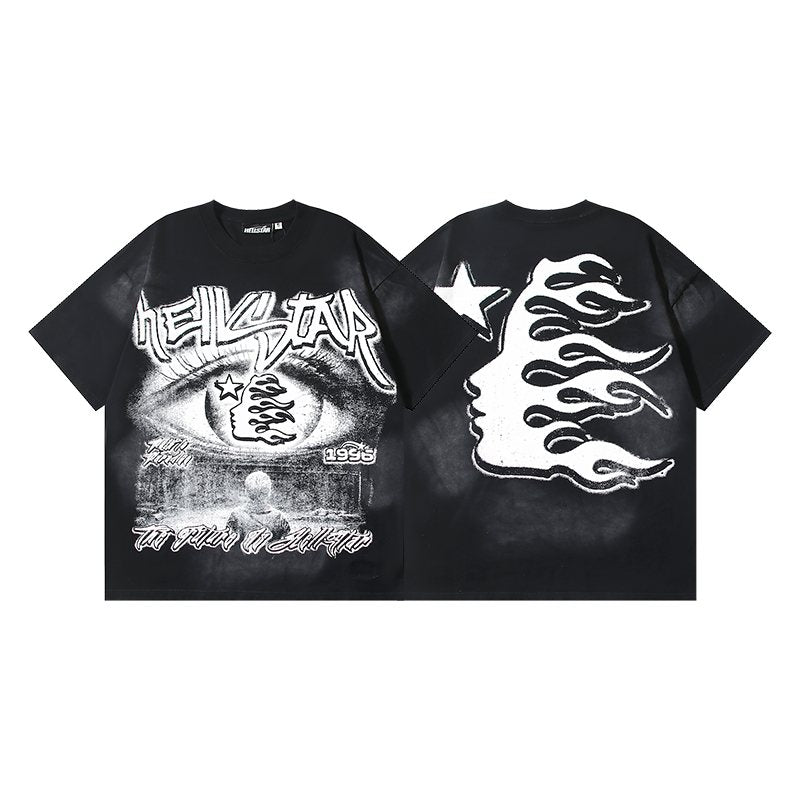 HS 1996 Graphic T-Shirt & Shorts Set ¡ª detail