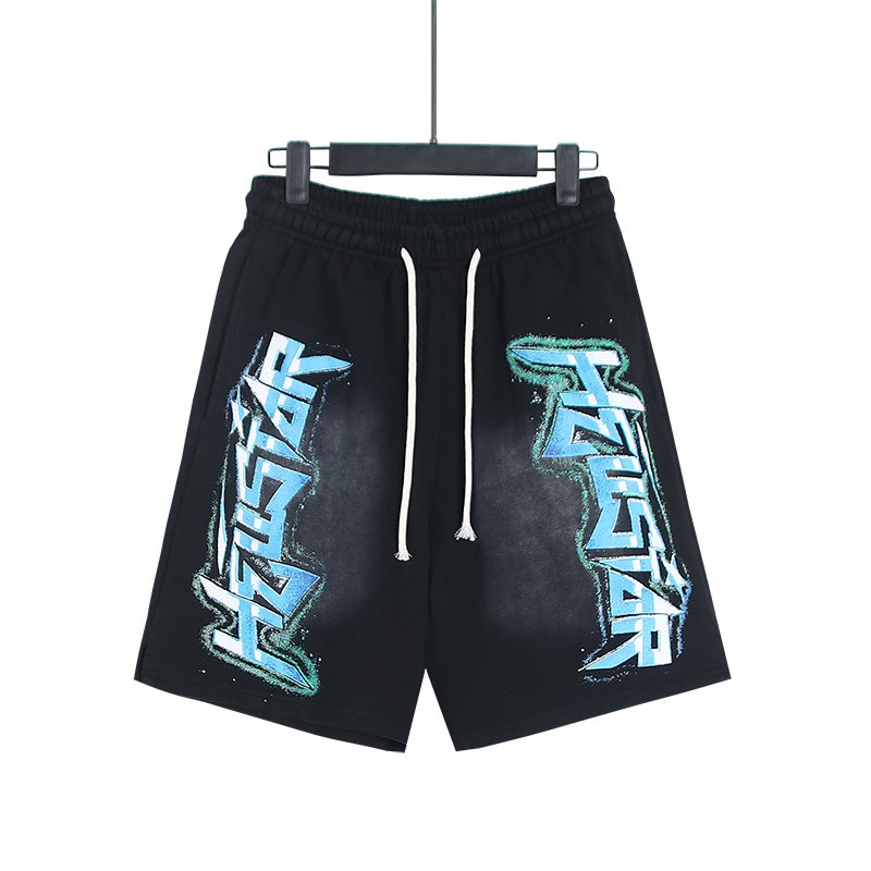 HS Washed Star Graphic Short-Sleeve Set ¡ª front