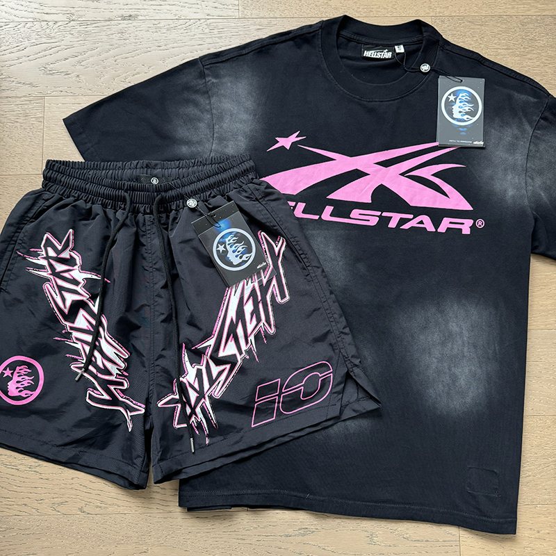 HS Pink Graphic Short-Sleeve Set ¡ª hero