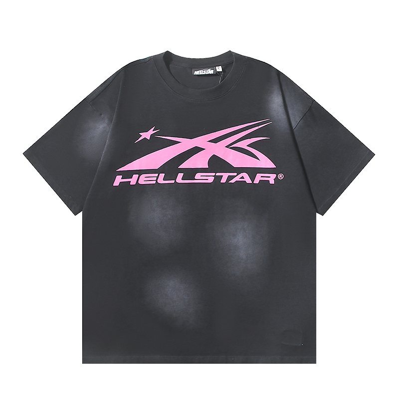 HS Pink Graphic Short-Sleeve Set ¡ª front