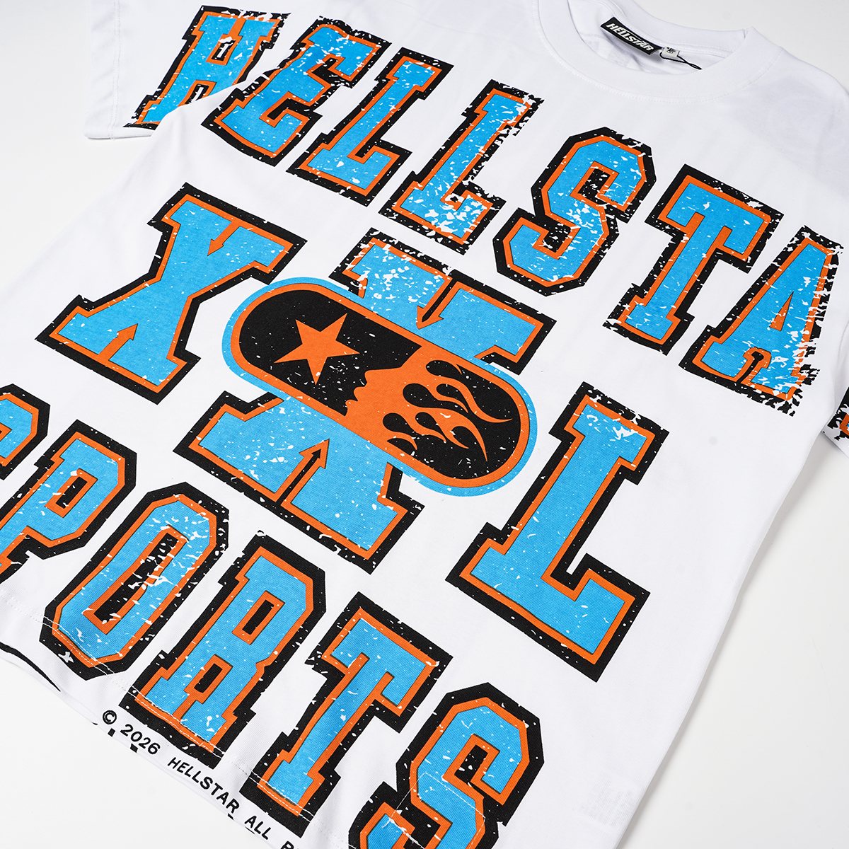 HS Sports Graphic White T-Shirt ¡ª front
