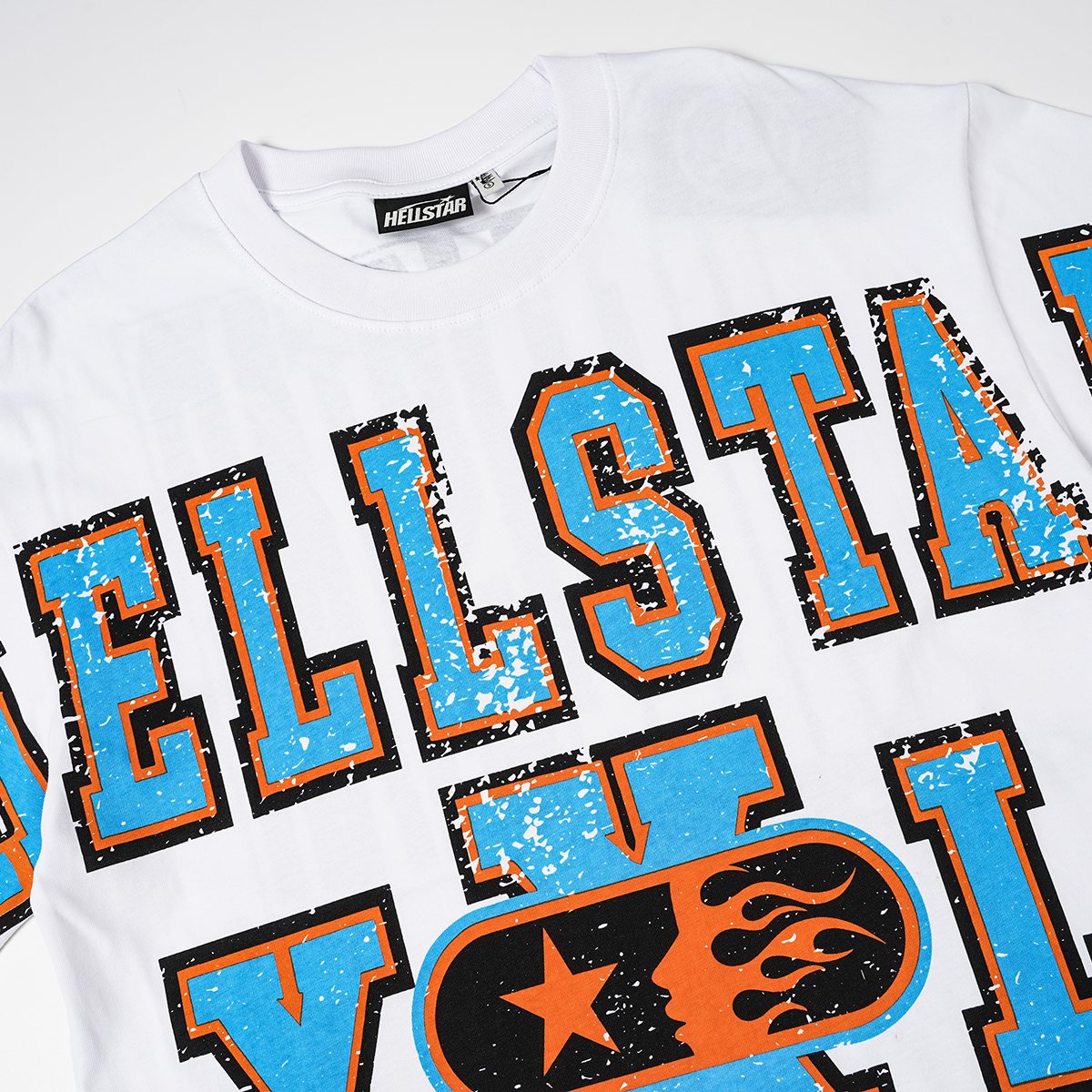 HS Sports Graphic White T-Shirt ¡ª detail