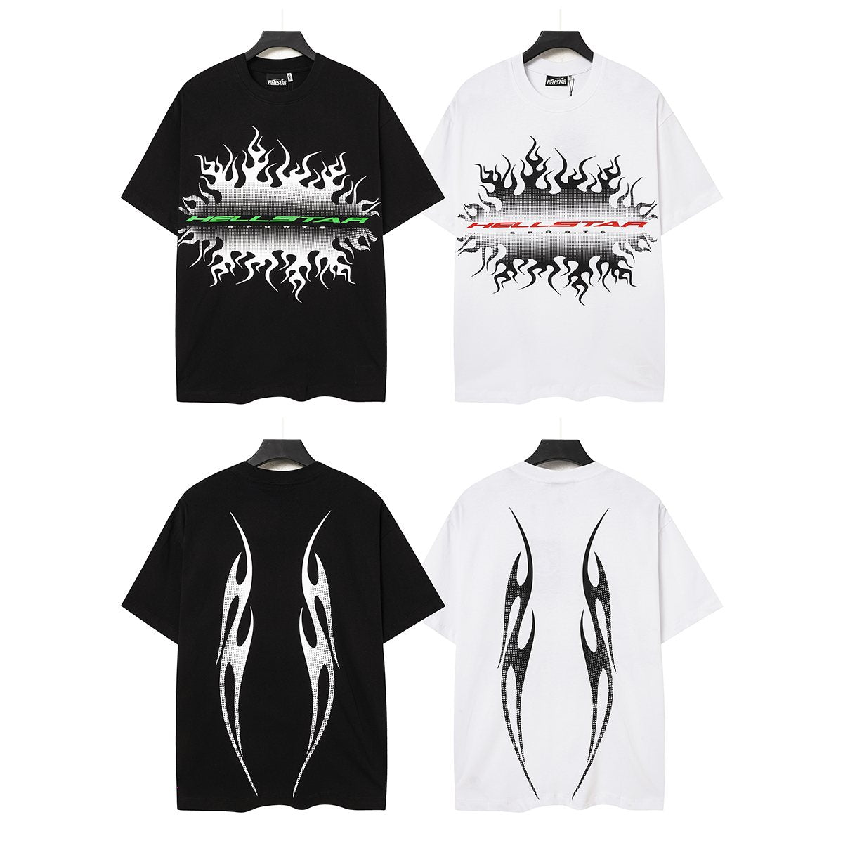 HS Flame & Tribal Graphic T-Shirt ¡ª comparison