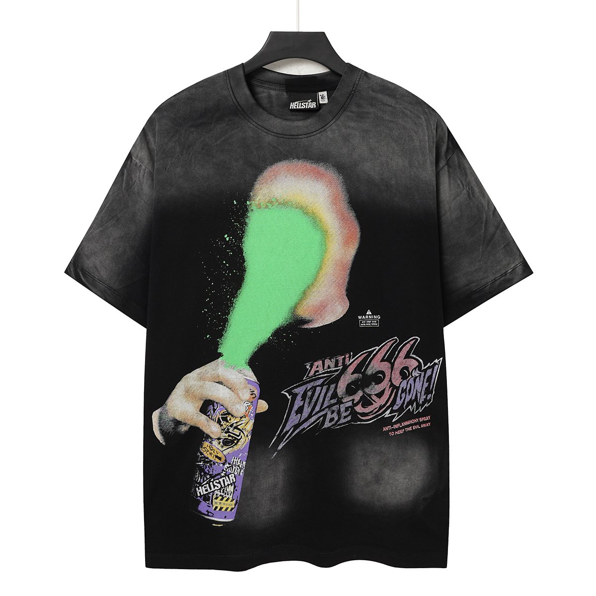 HS Washed Black Front & Back Graphic T-Shirt ¡ª hero