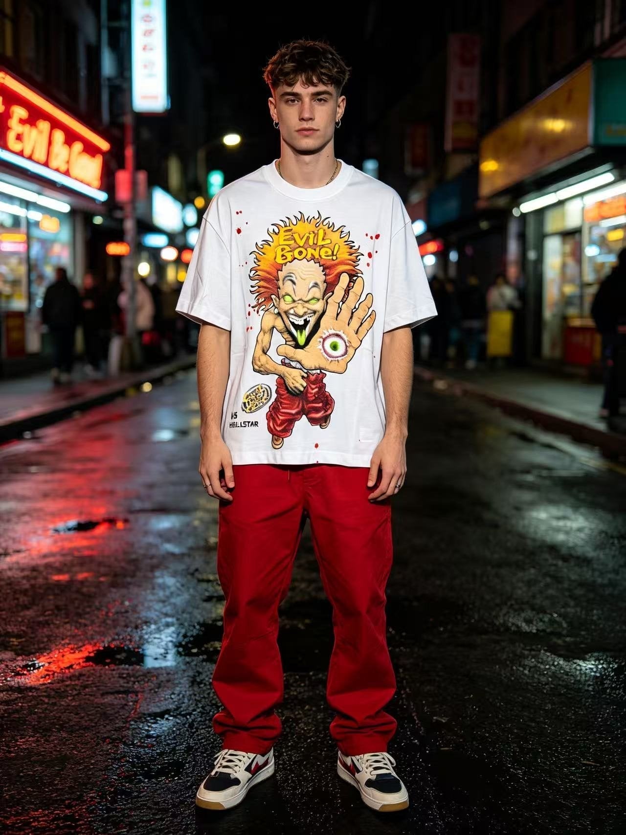 HS Evil Be Gone Clown Graphic T-Shirt ¡ª context