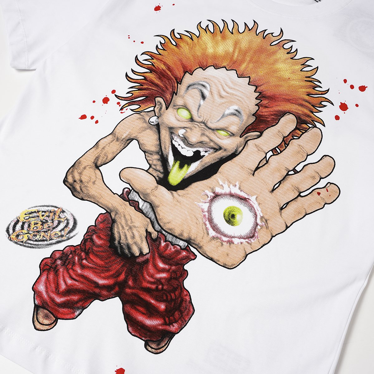 HS Evil Be Gone Clown Graphic T-Shirt ¡ª detail