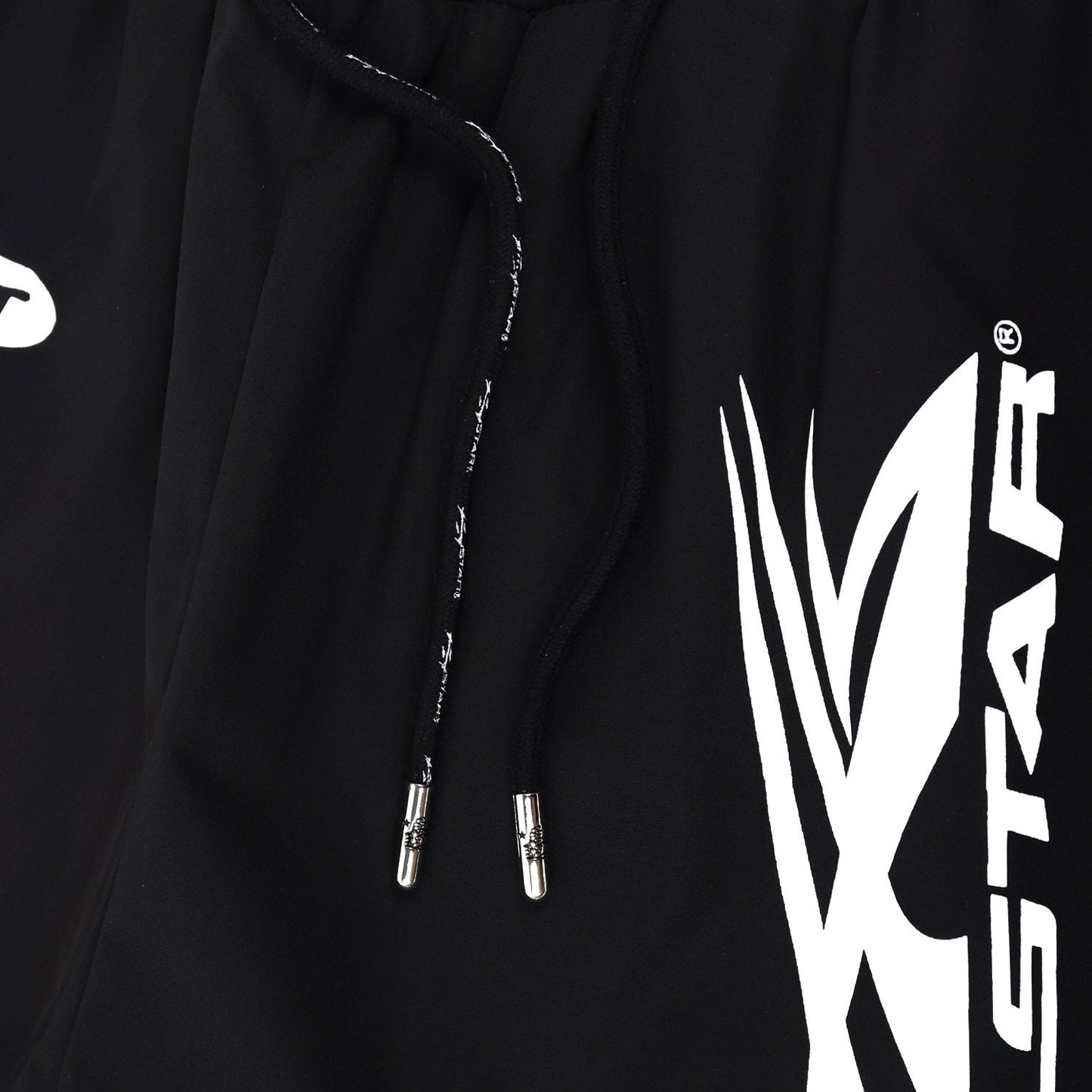 HS Sport Graphic Shorts - Black ¡ª detail