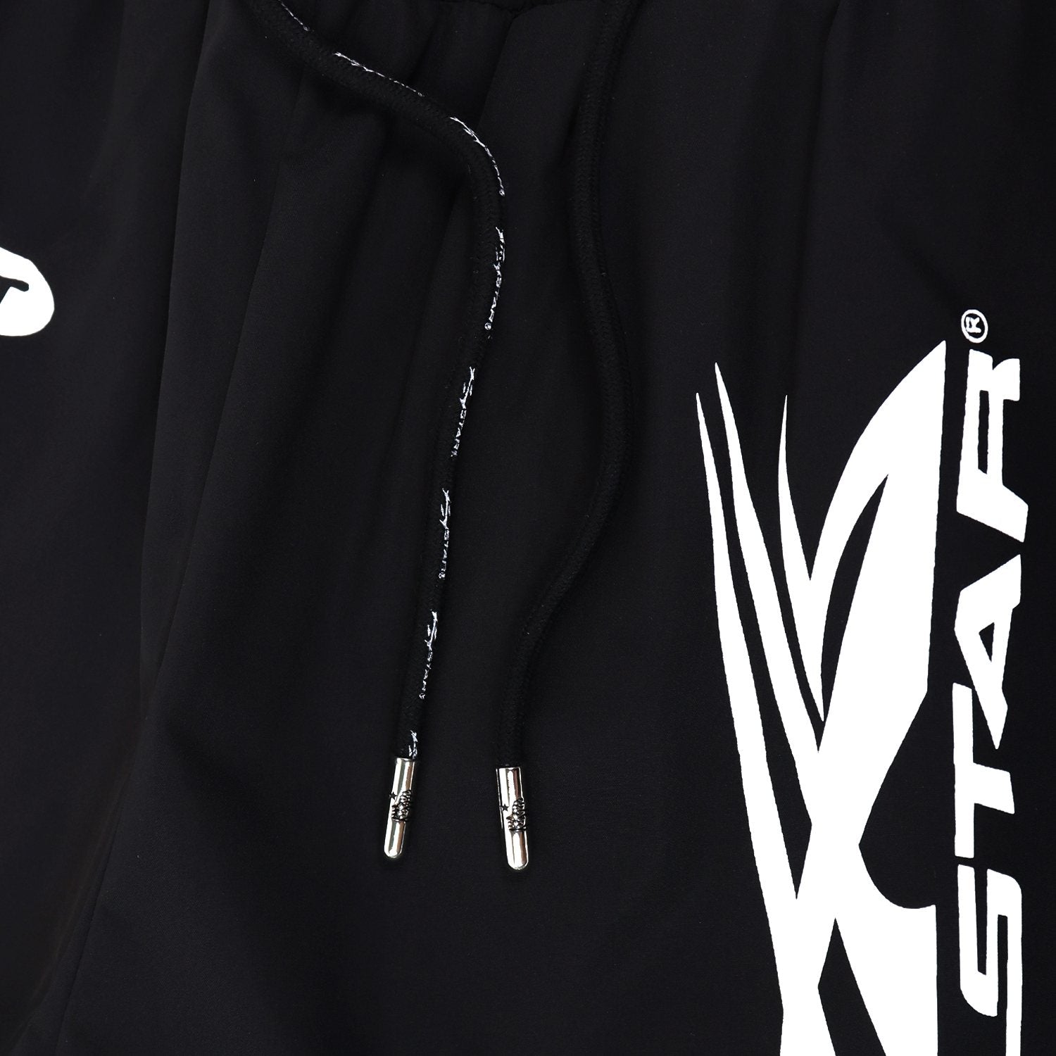 HS Sport Graphic Shorts - Black ¡ª detail