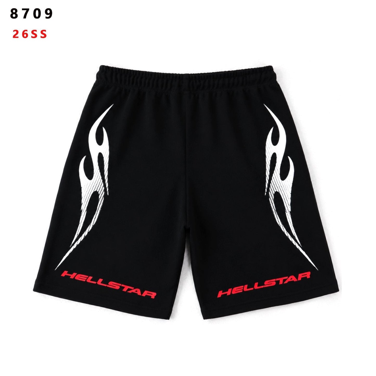 HS Flame Graphic Drawstring Shorts ¡ª hero