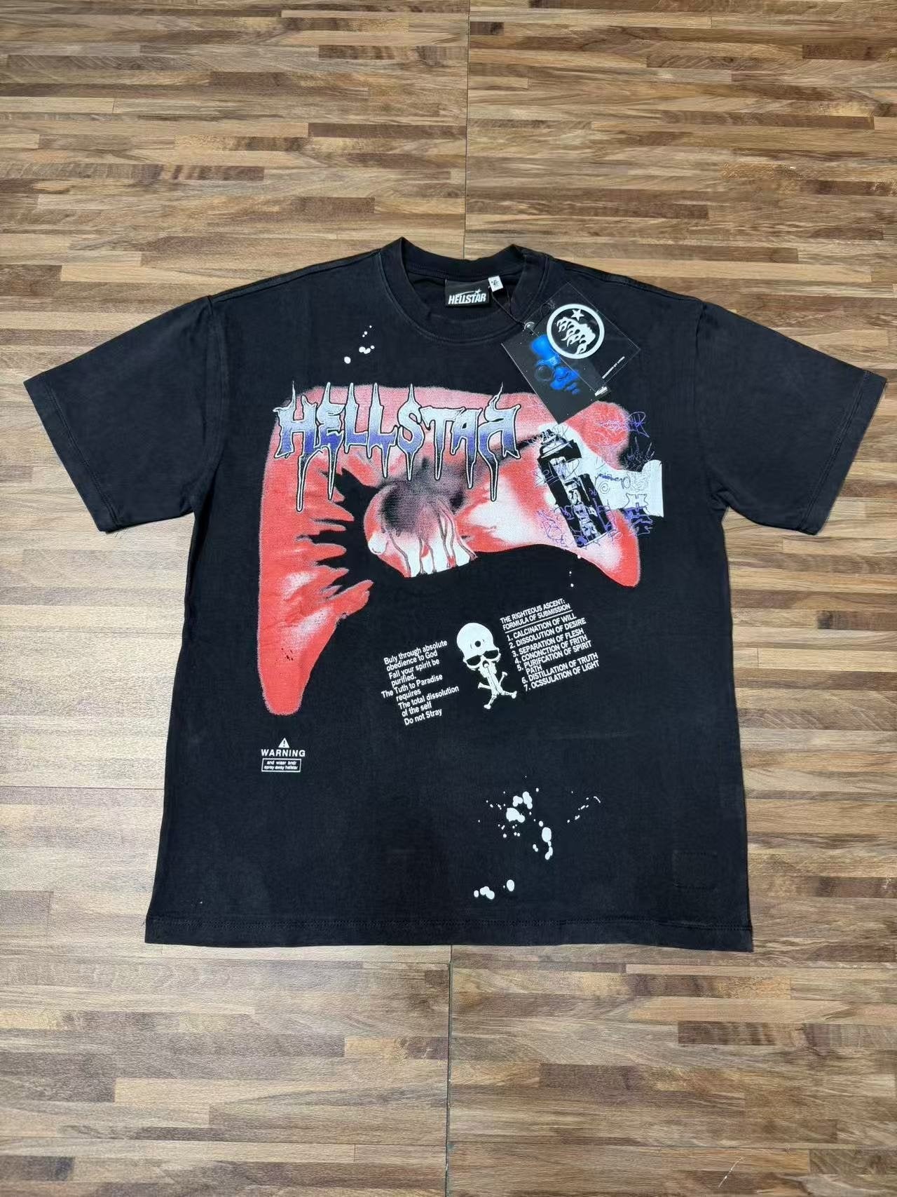 HS Washed Black Front & Back Graphic T-Shirt ¡ª hero