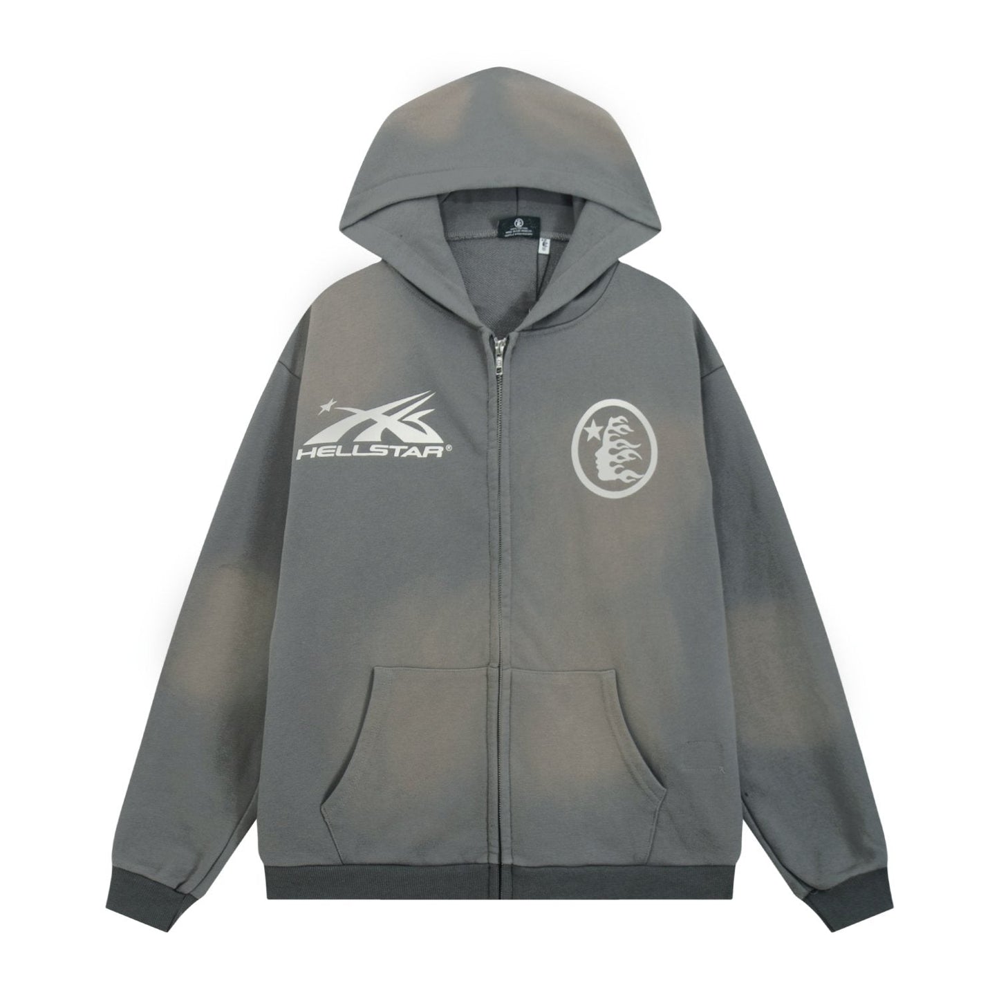 HS Washed Full-Zip Graphic Hoodie ¡ª front