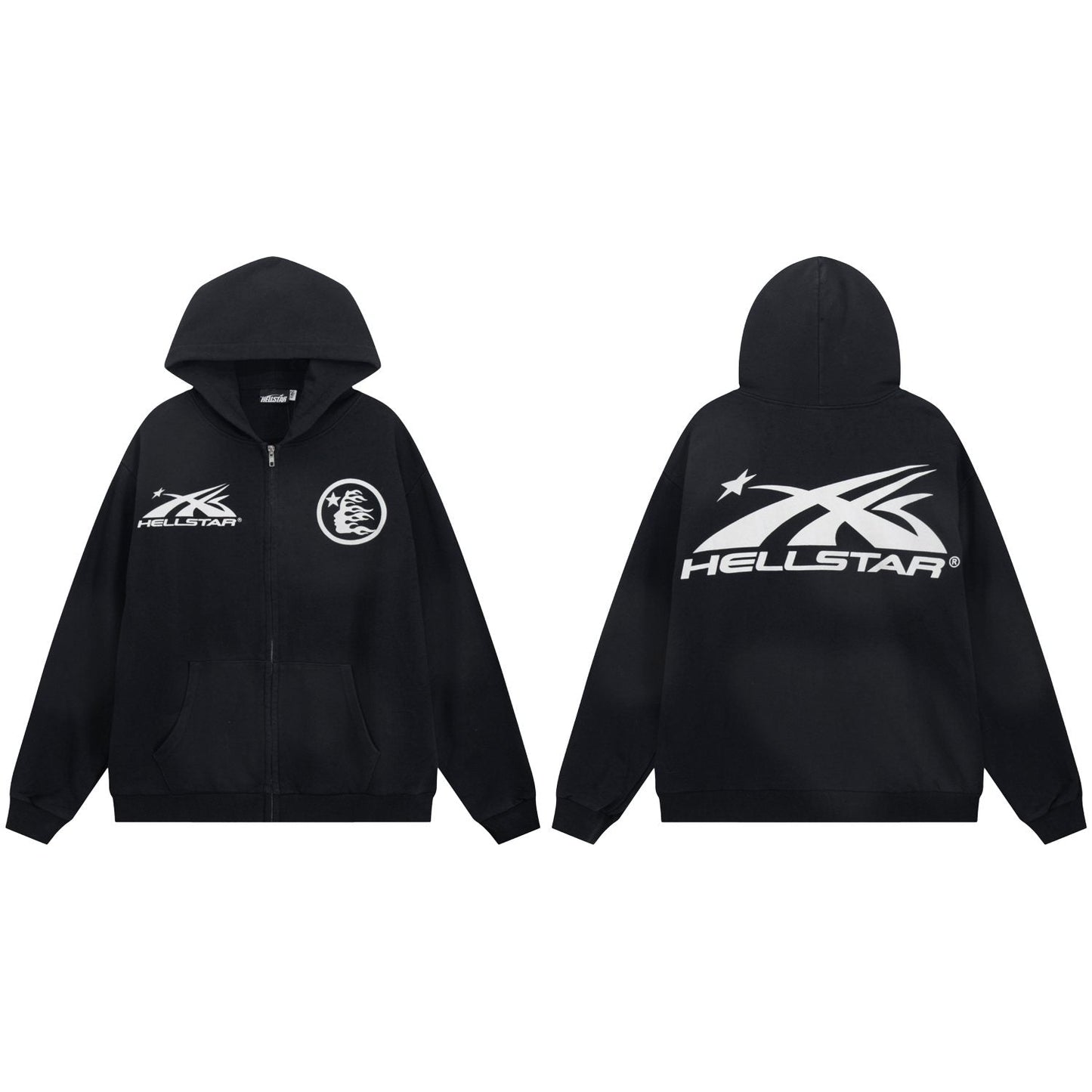 HS Washed Full-Zip Graphic Hoodie ¡ª hero