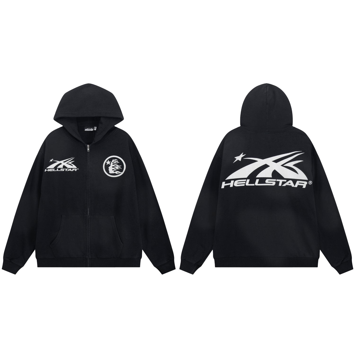 HS Washed Full-Zip Graphic Hoodie ¡ª hero