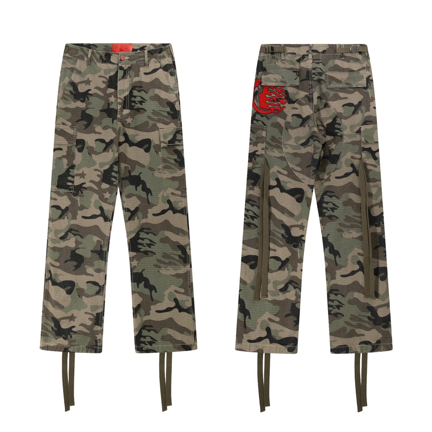 HS Camo Cargo Pants with Strap Details ¡ª hero