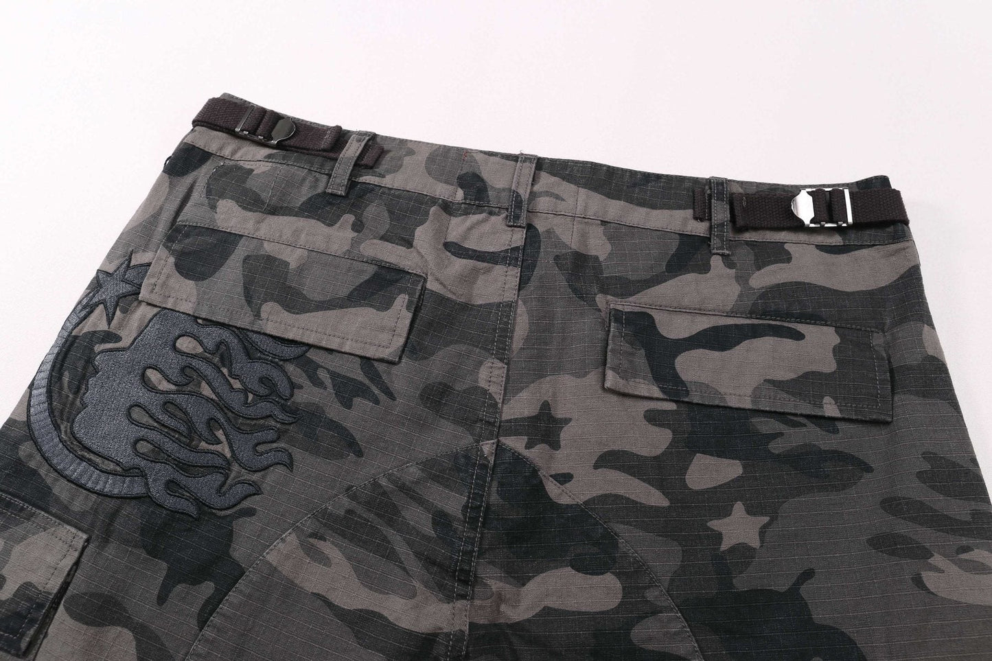 HS Camo Cargo Shorts ¡ª detail