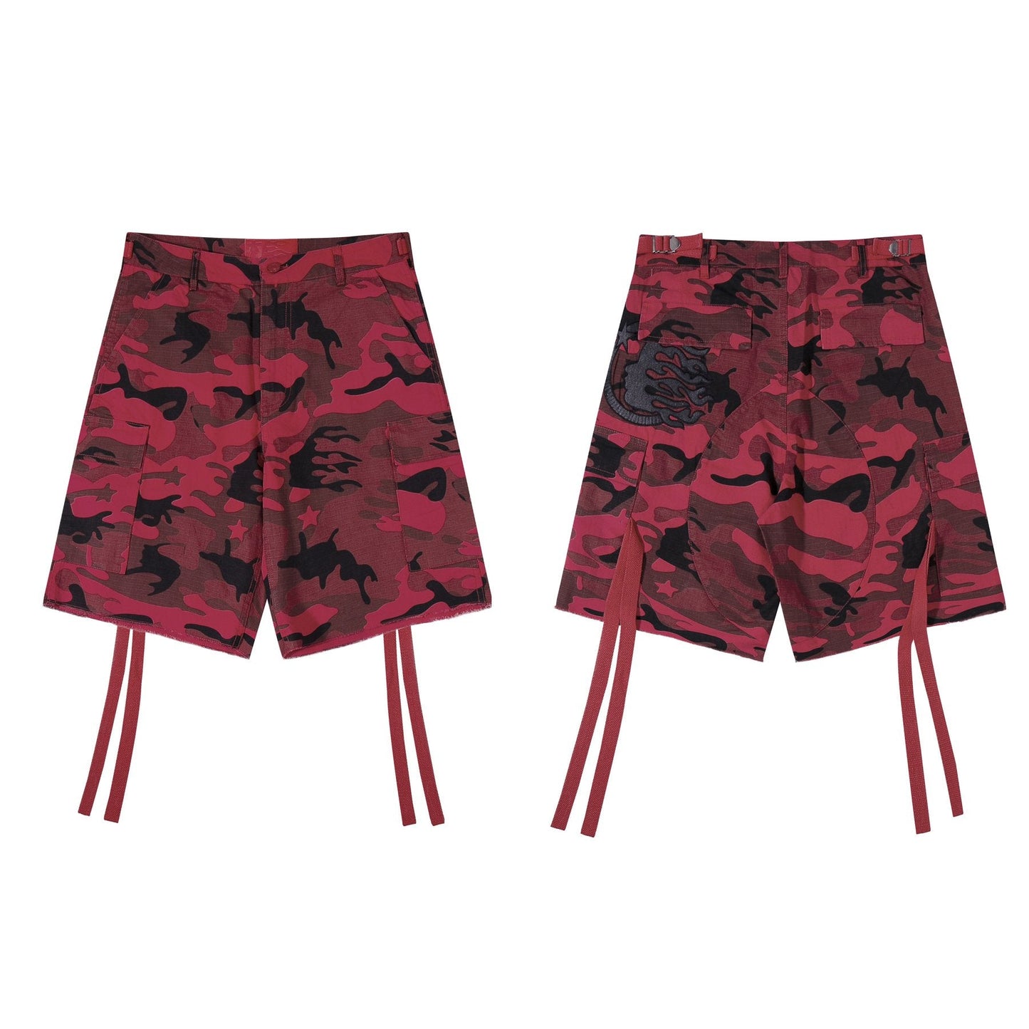HS Camo Cargo Shorts ¡ª front
