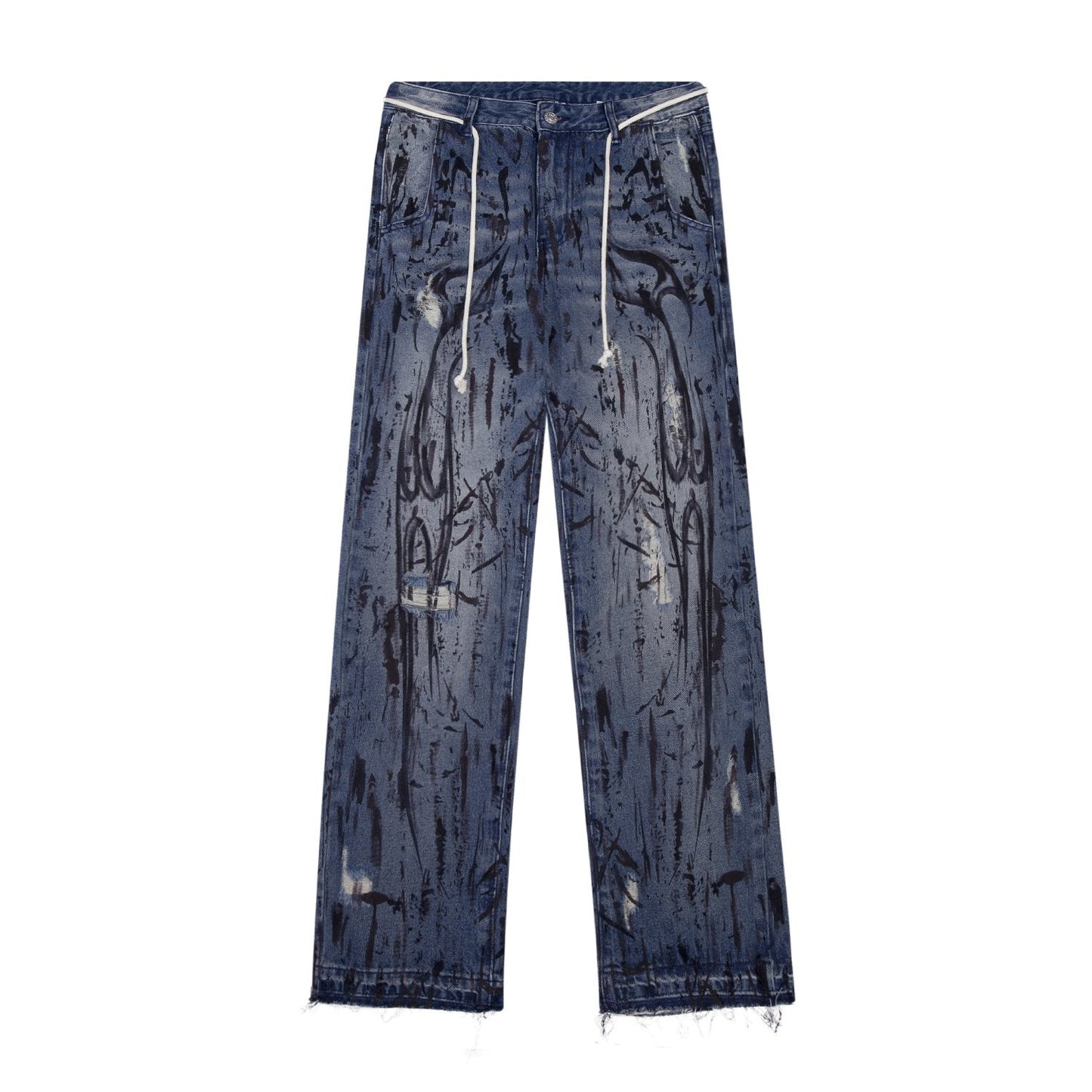 HS Splatter Graphic Wash Jeans ¡ª hero