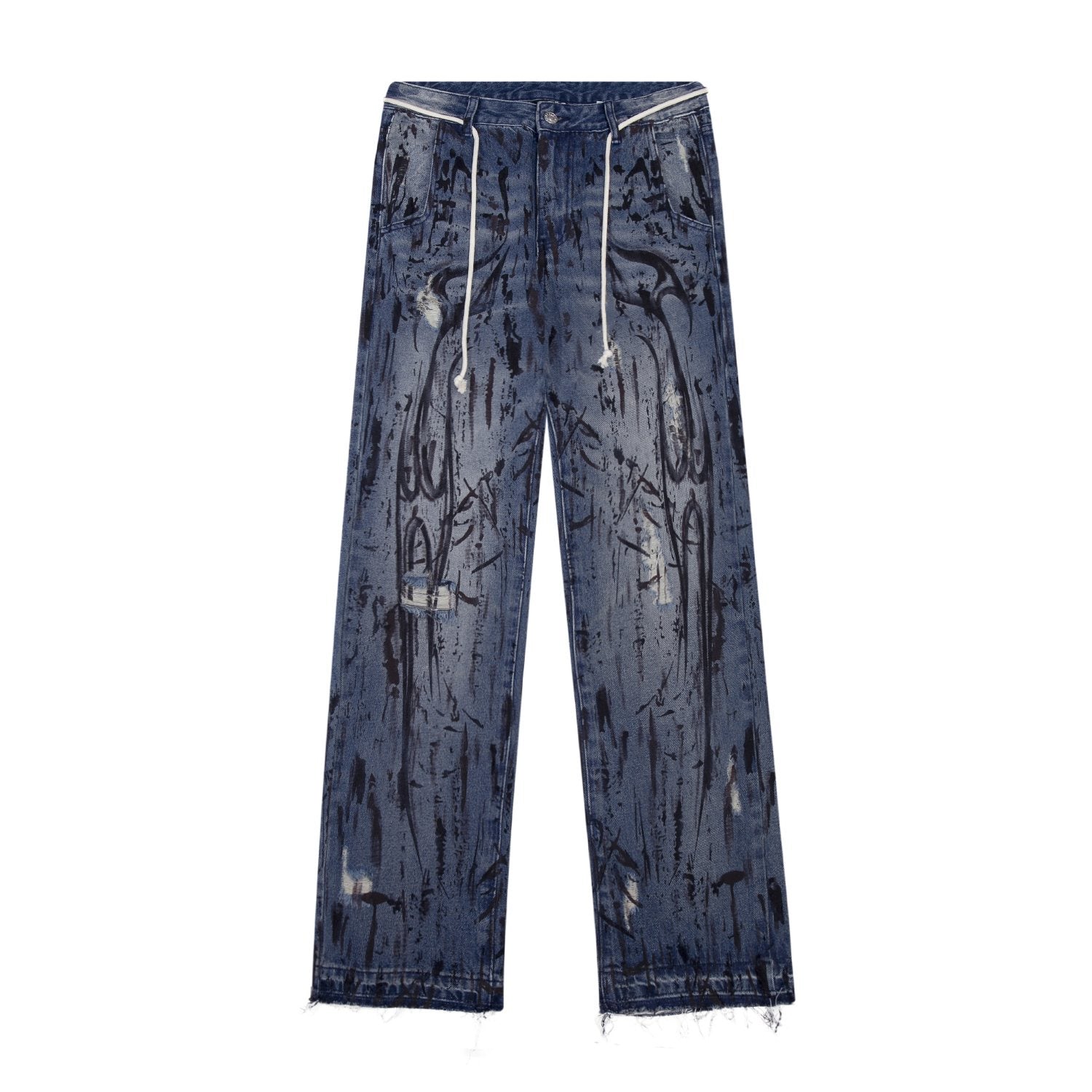 HS Splatter Graphic Wash Jeans ¡ª hero