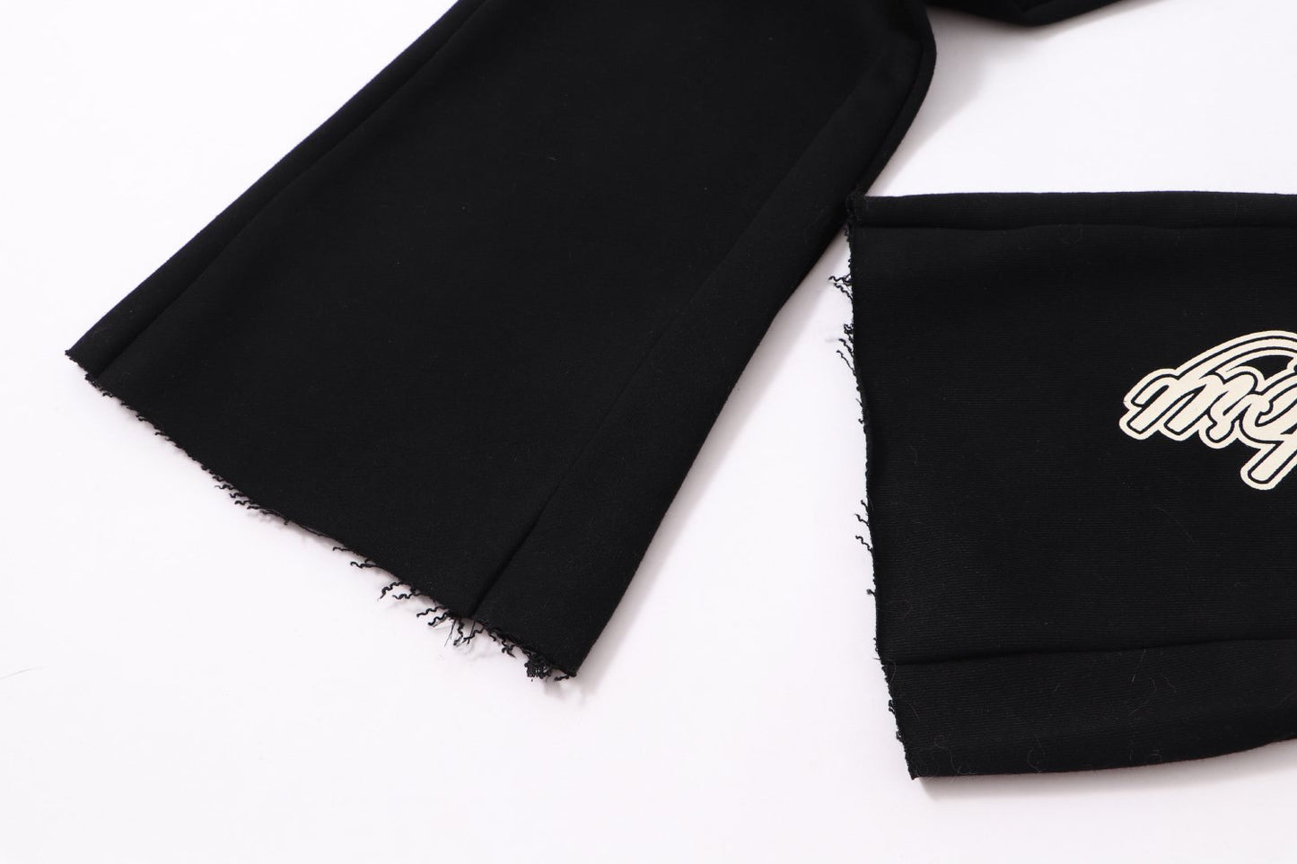 HS Star Graphic Flared Pants ¡ª detail