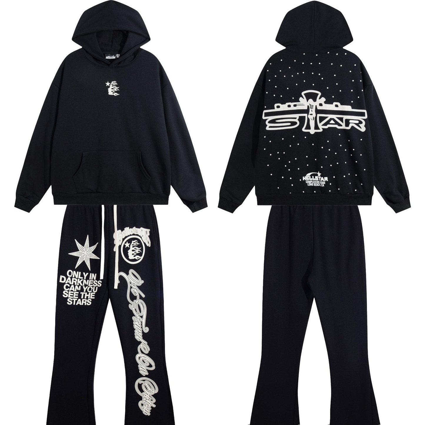 HS Star Graphic Flared Pants ¡ª context