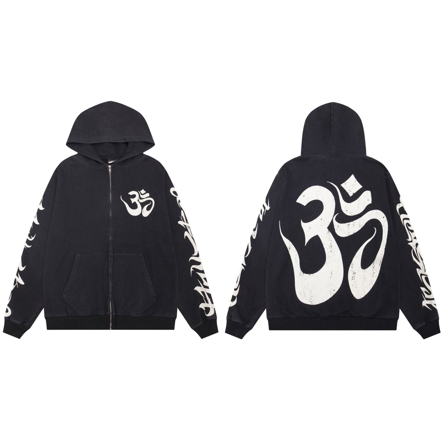 HS Om Graphic Zip-Up Hoodie ¡ª hero