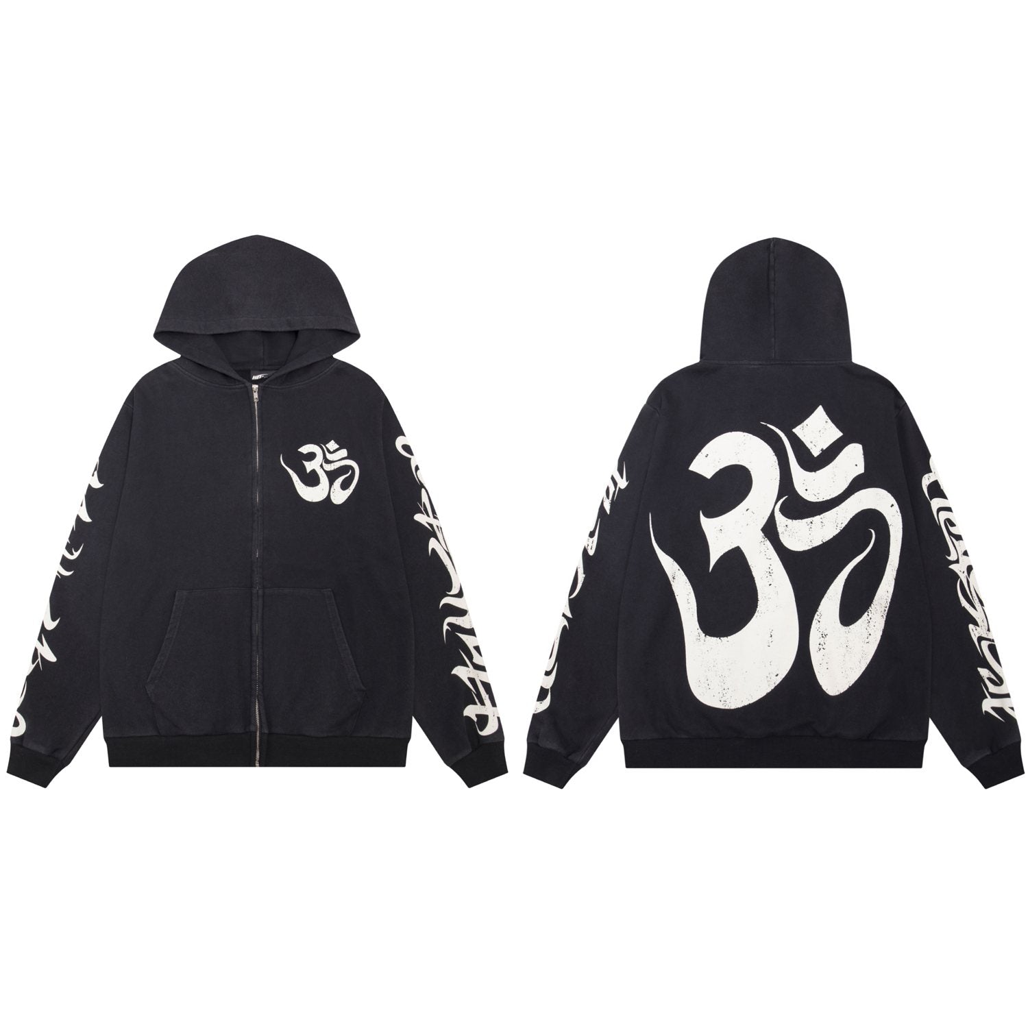 HS Om Graphic Zip-Up Hoodie ¡ª hero