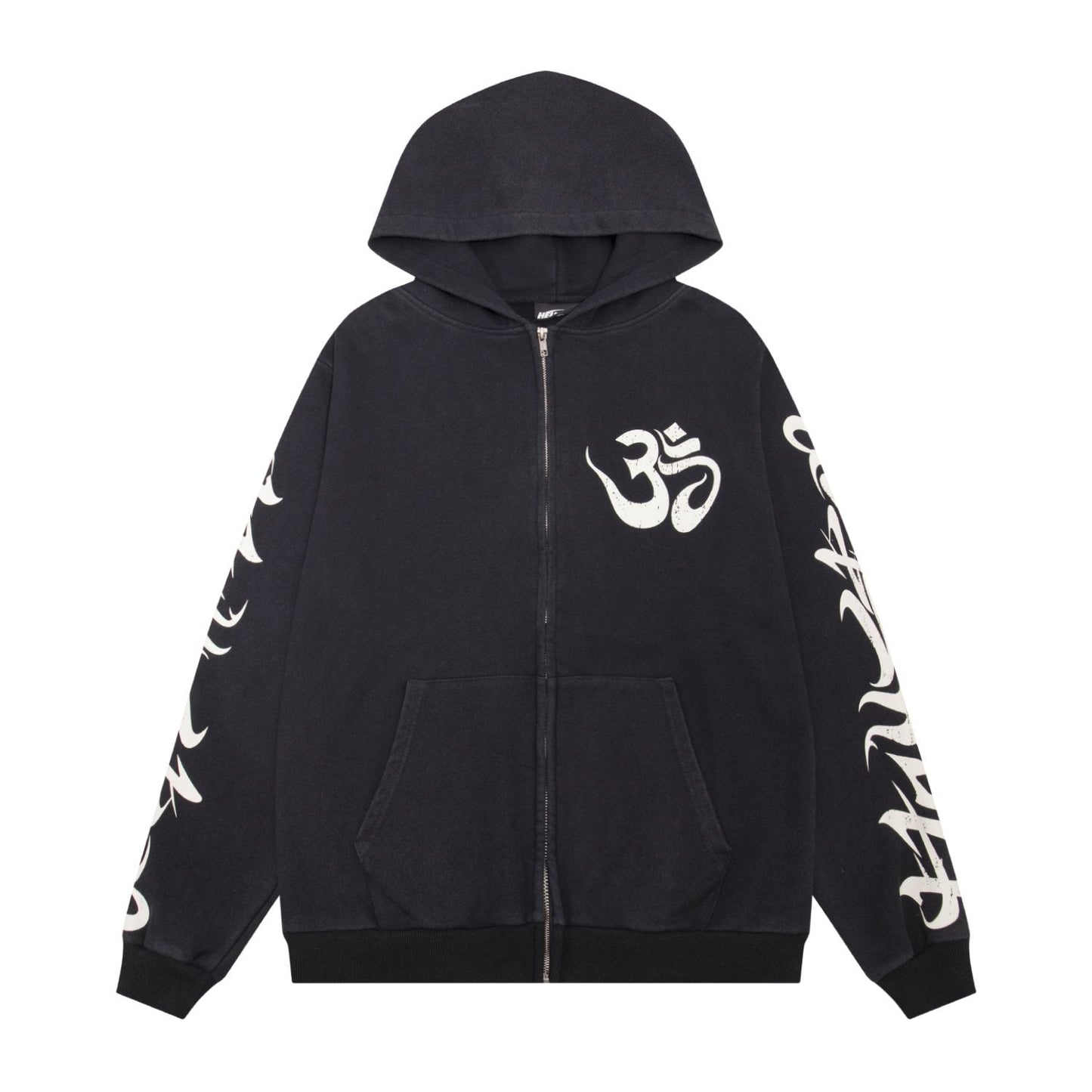 HS Om Graphic Zip-Up Hoodie ¡ª front