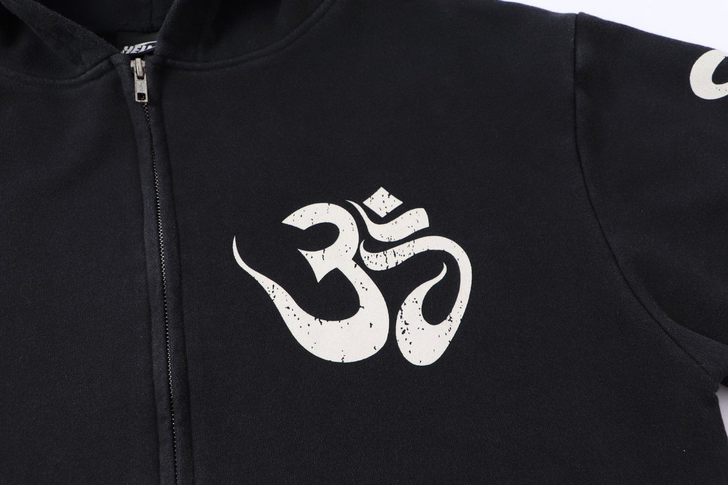 HS Om Graphic Zip-Up Hoodie ¡ª detail