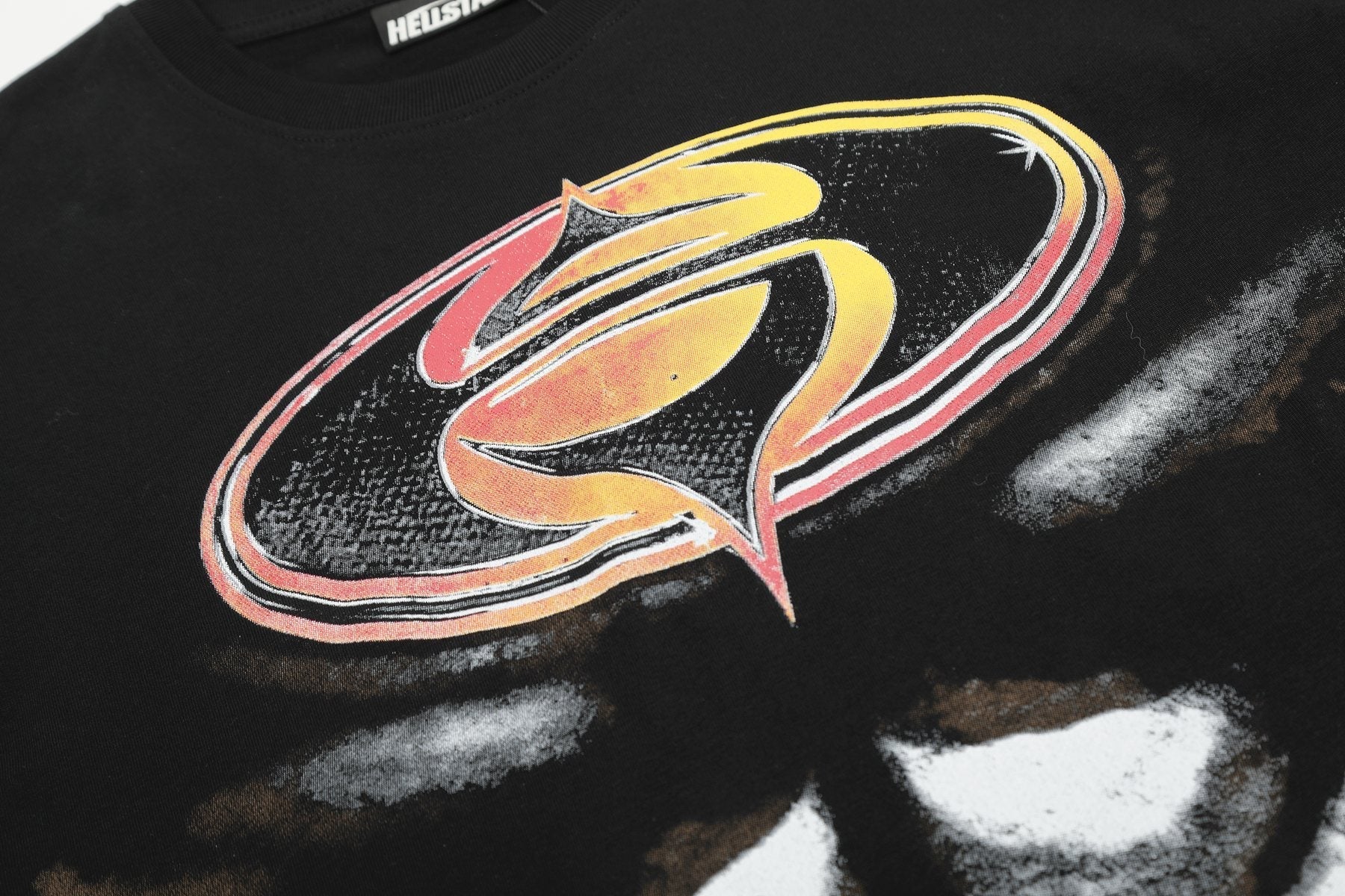 HS Black Graphic Short-Sleeve T-Shirt ¡ª detail