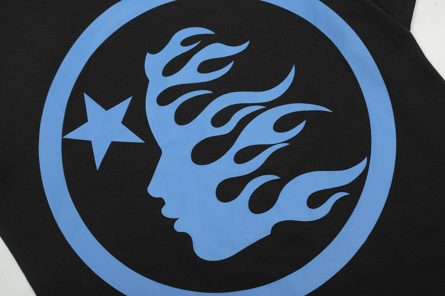 HS Face Star Circle Graphic T-Shirt ¡ª detail