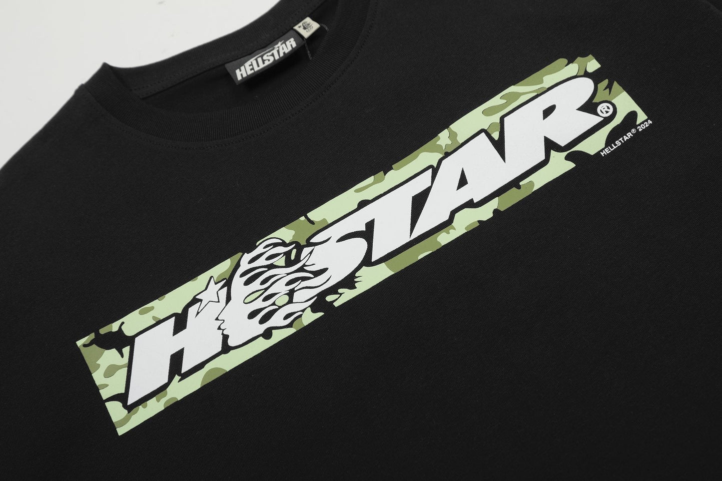 HS Black Front & Back Graphic T-Shirt ¡ª detail