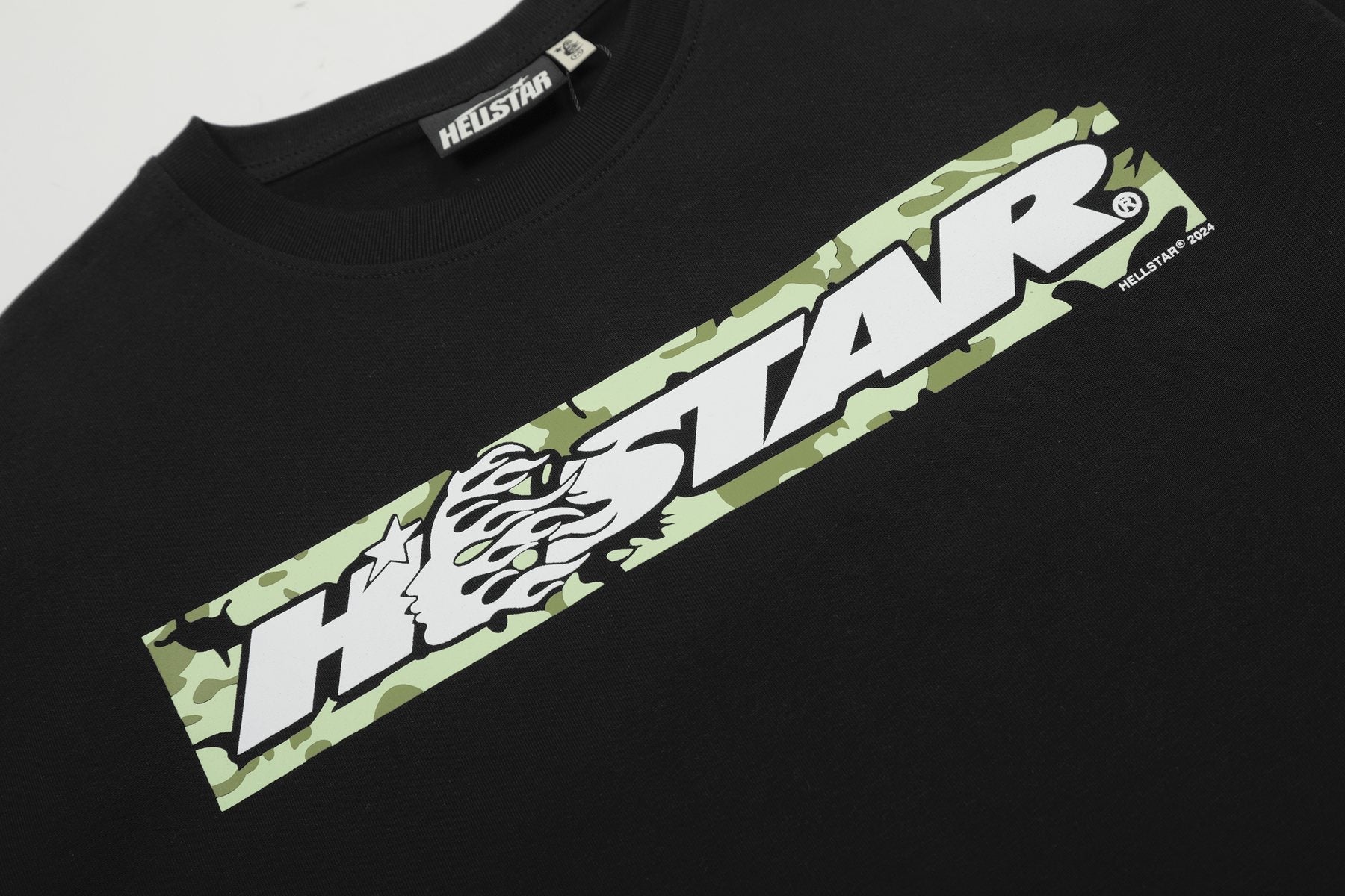 HS Black Front & Back Graphic T-Shirt ¡ª detail