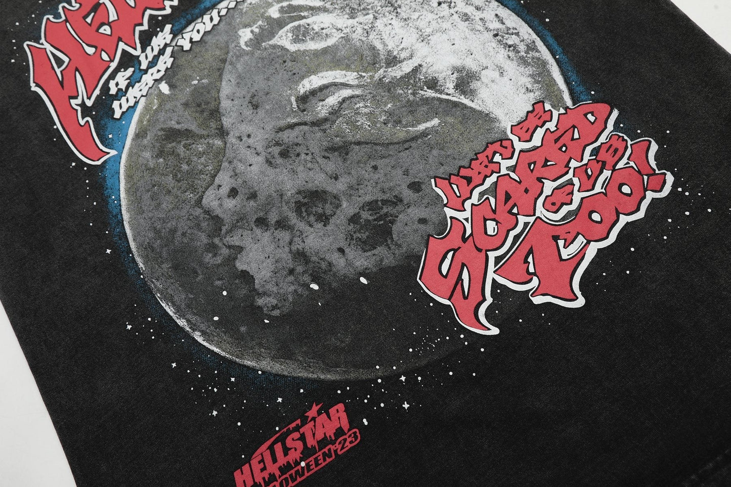 HS Moon Animal Graphic T-Shirt ¡ª detail