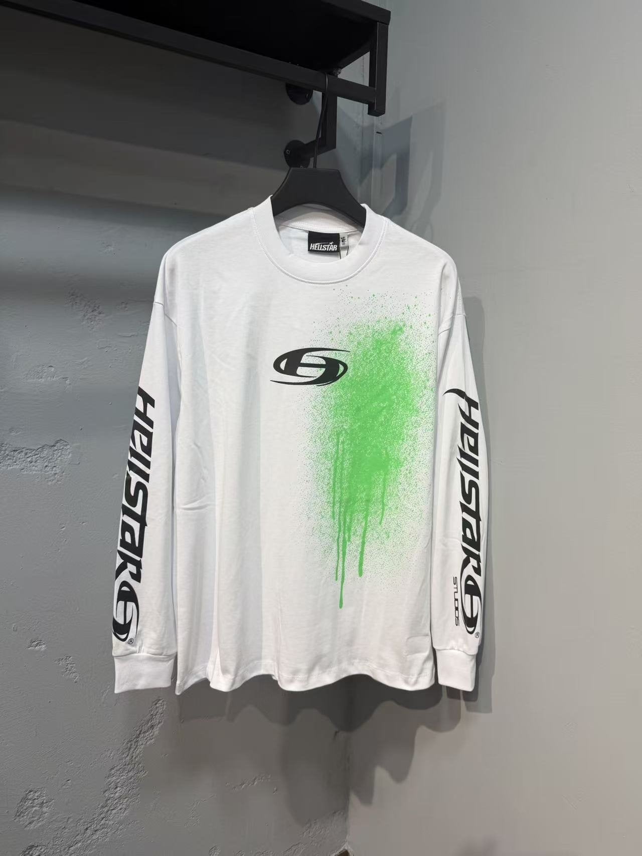 HS Paint-Drip Graphic Long-Sleeve T-Shirt ¡ª hero
