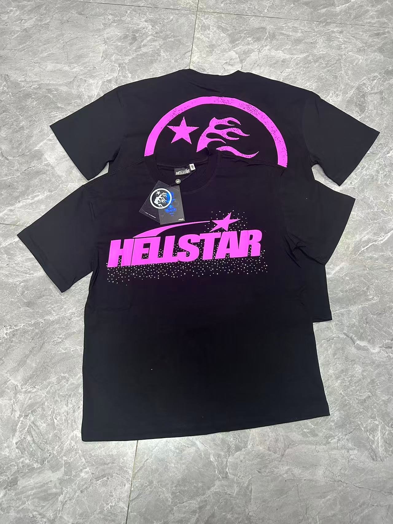 HS Star Flame Rhinestone-Style Graphic T-Shirt ¡ª context