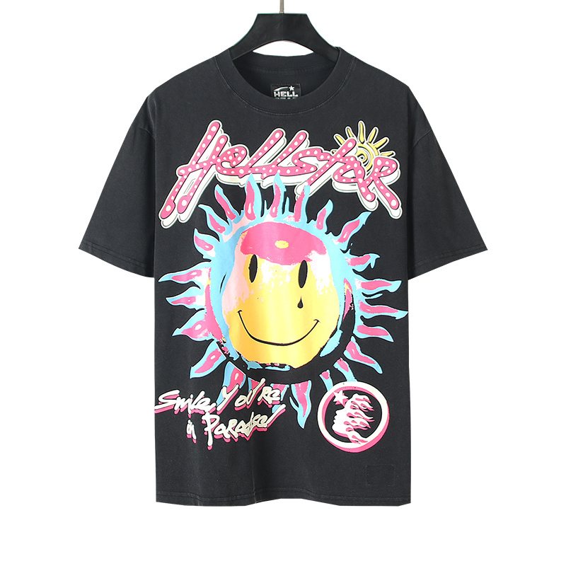 HS Smiley Sun Spiral Graphic T-Shirt ¡ª hero