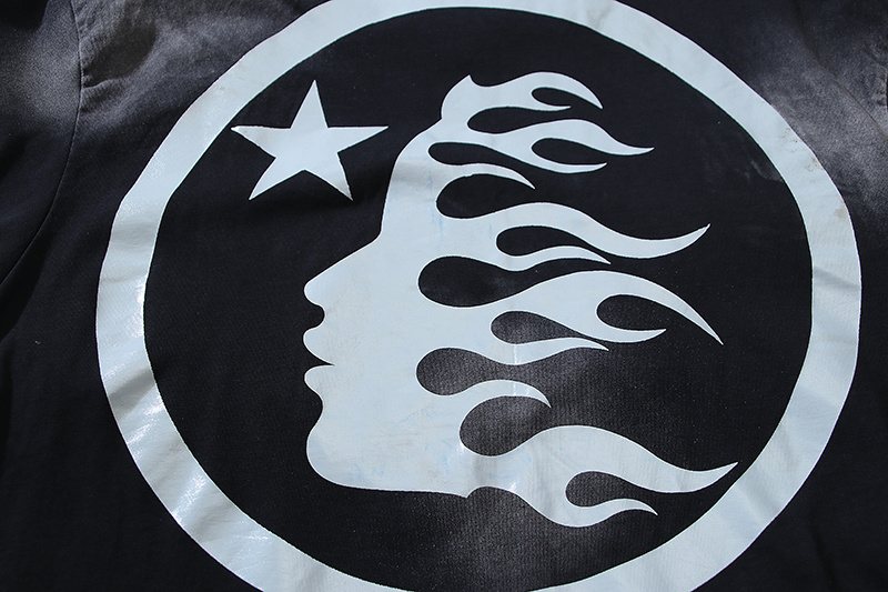 HS Flame Head Star Graphic T-Shirt ¡ª detail