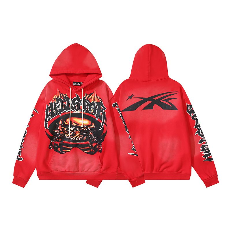 HS Fiery Star Graphic Pullover Hoodie ¡ª hero