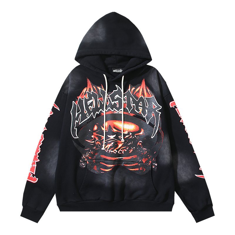 HS Fiery Star Graphic Pullover Hoodie ¡ª front