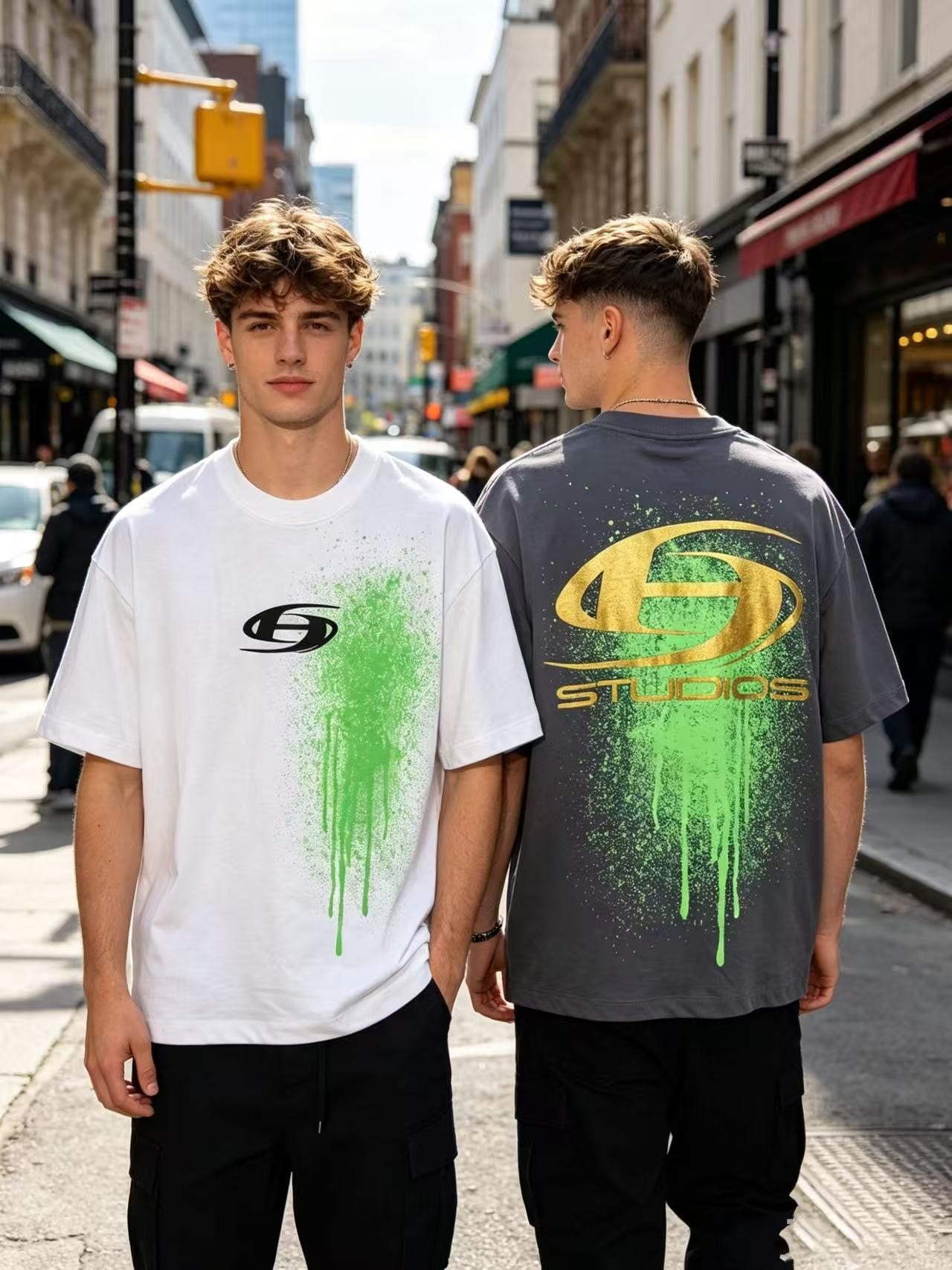 HS Oval Studios Splatter Graphic T-Shirt ¡ª context